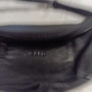 Picard Black Leather Waist Bag Unisex Adjustable Pockets Fanny Pack Vintage